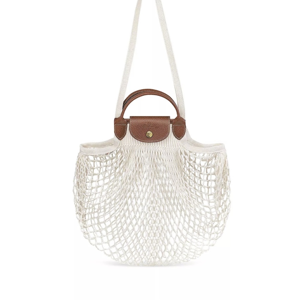 LongchampLe Pliage Filet Knit Bag NWT!! COLOR: Ecru
